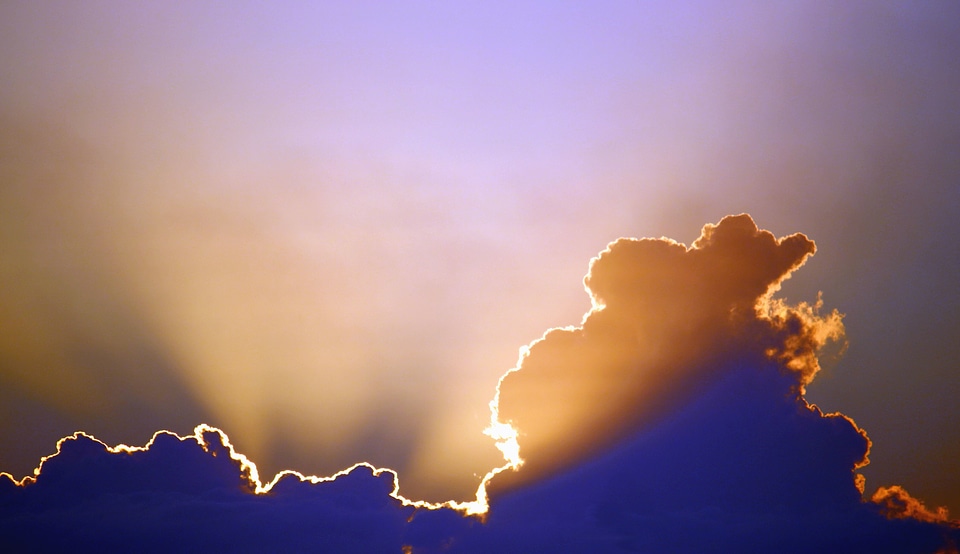 Cloud clouds dusk photo