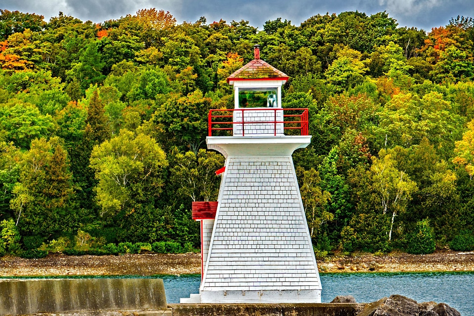 Coast lighthouse ocean