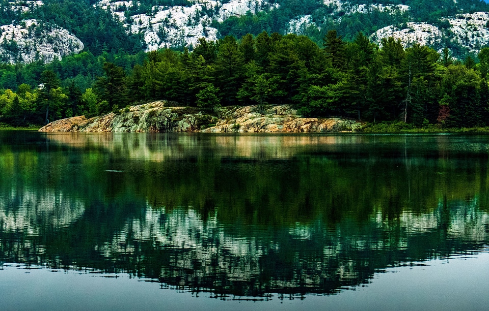 Lake sky summer