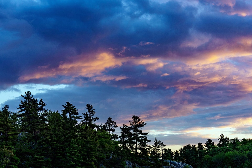 Beach cloud dusk
