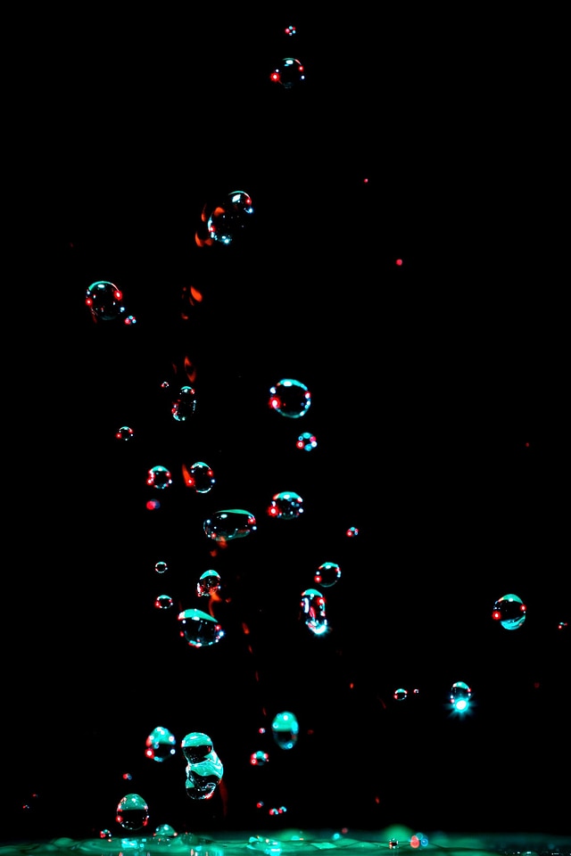 Abstract art bubble