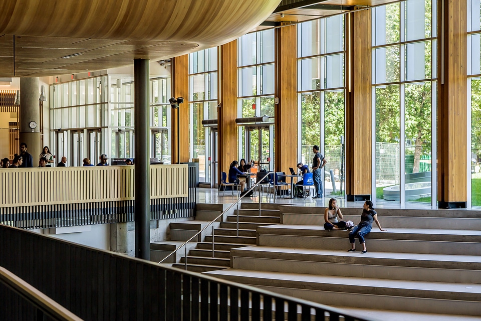 Architecture building crowd
