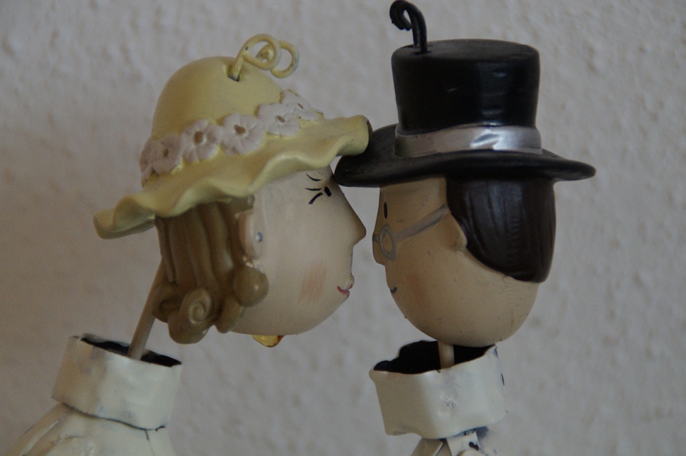 Man and woman together love