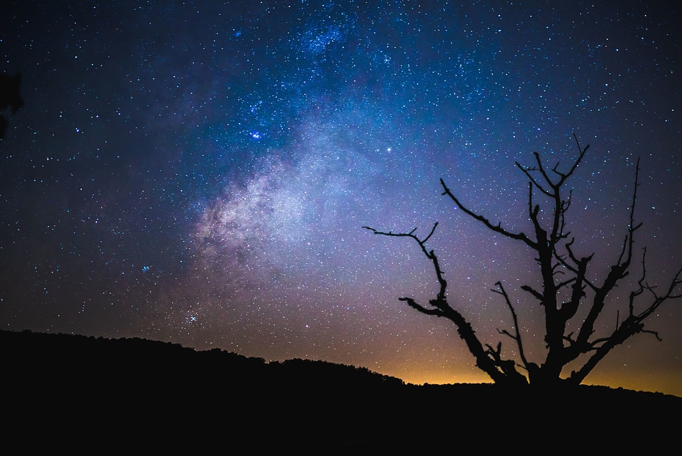 Cosmos galaxy night