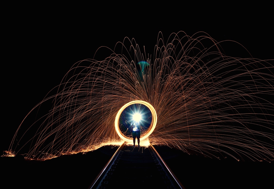 Bright circle railway