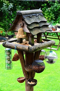 Bird food garden feeder