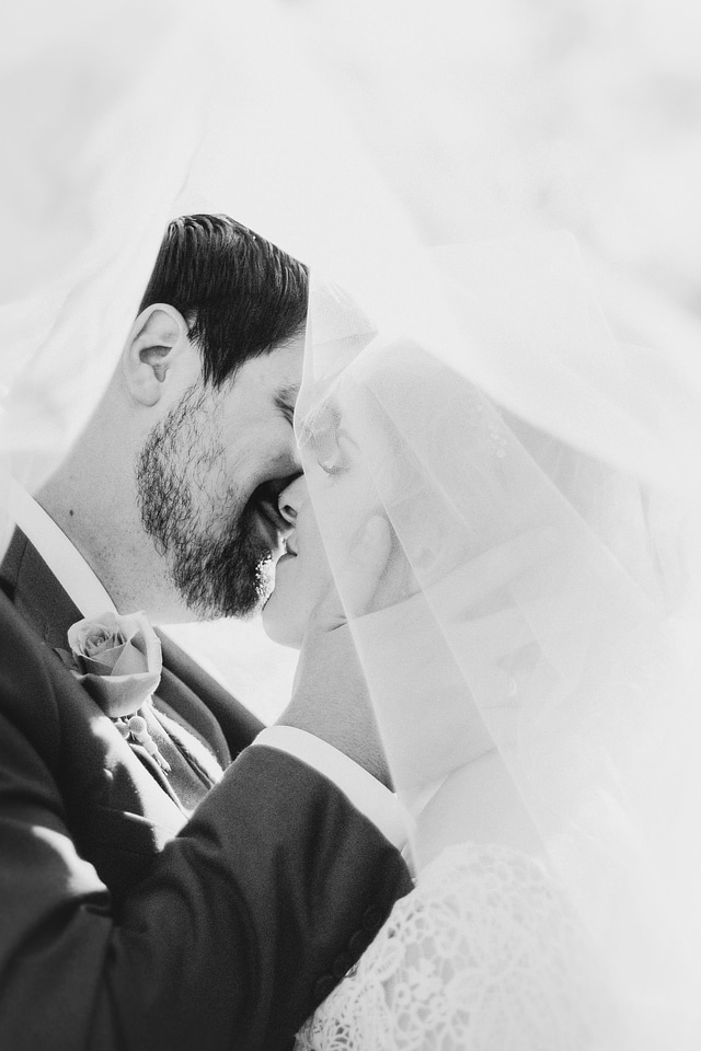 Beautiful bride romance