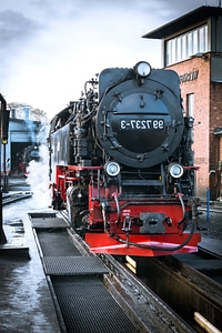 Engine locomotive station photo