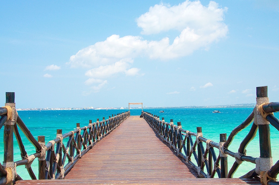 Bamboo beach tourism