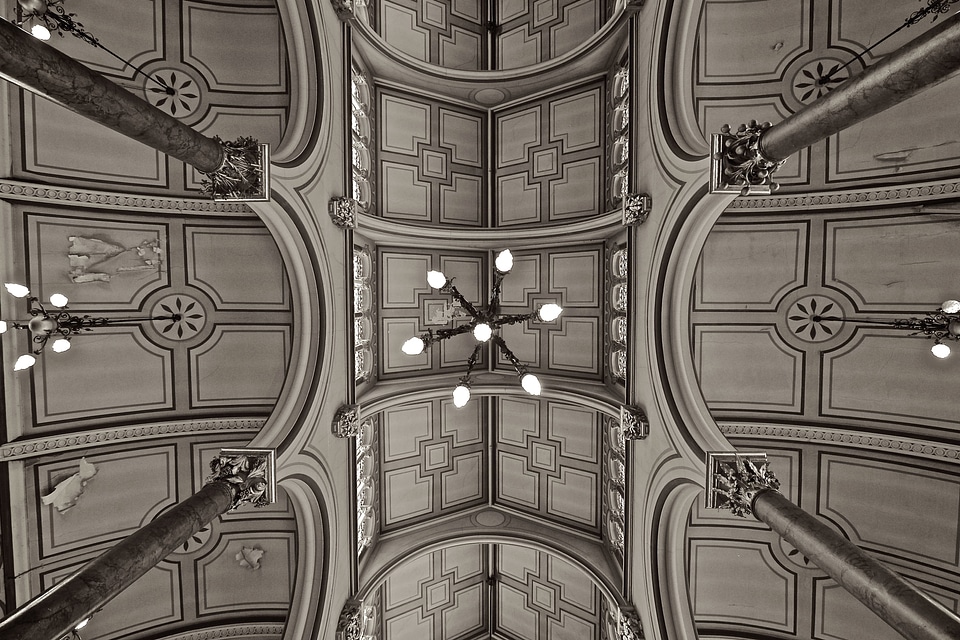Architecture ceiling interior