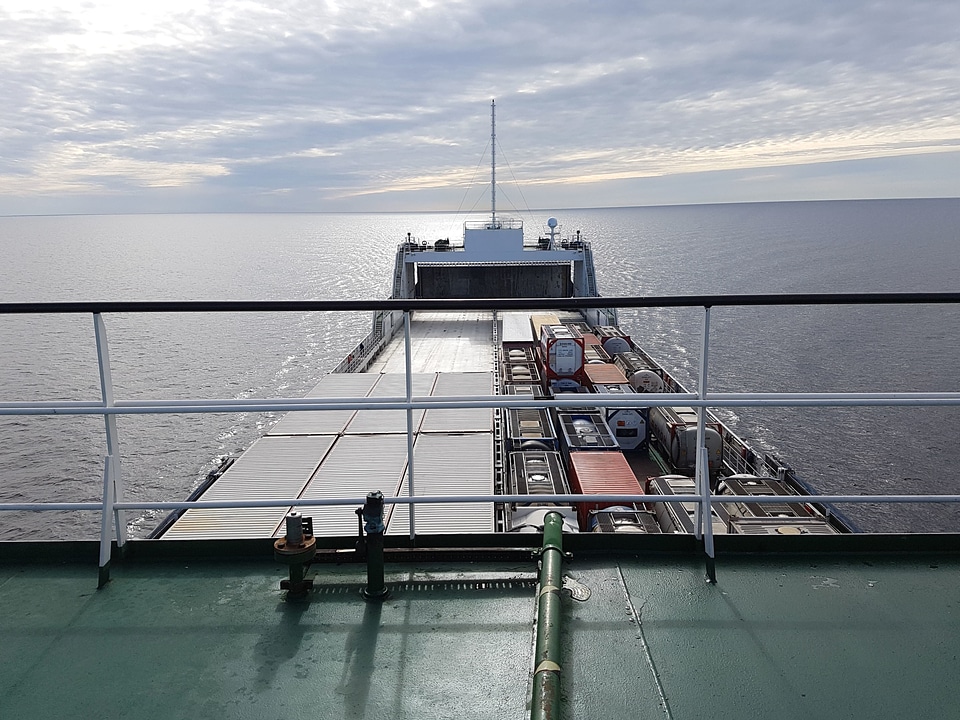 Boat cargo cargo ship
