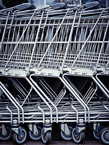 Aluminum cart shopping