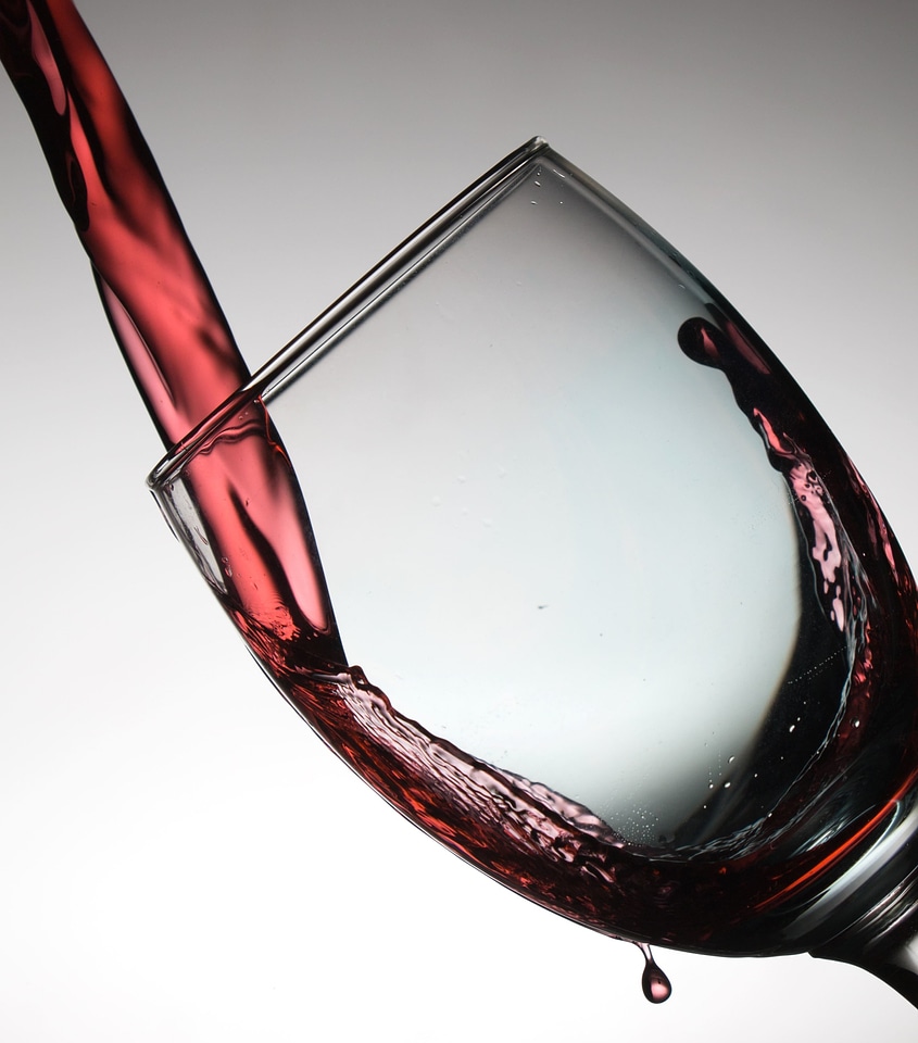 Fruit Juice glass grapes