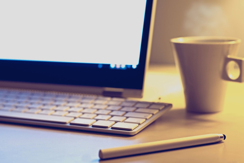 Coffee computer desk