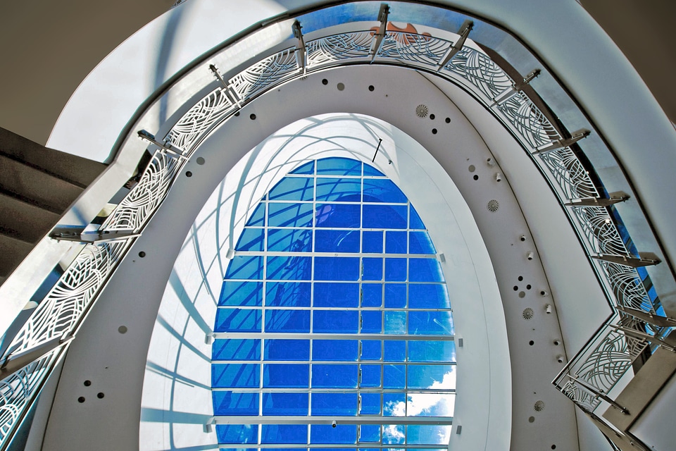 Glass building places of interest