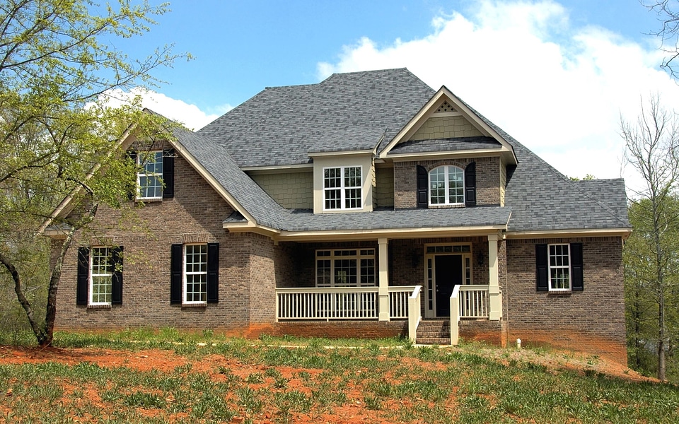 Architecture brick building