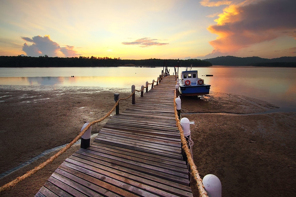 Beach beautiful photo boat