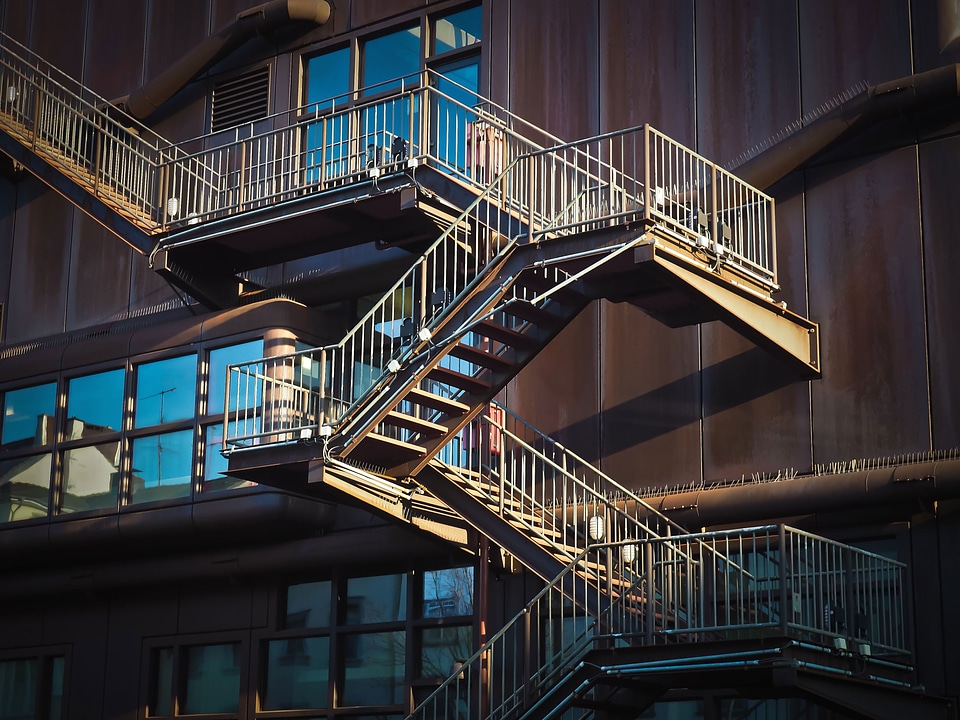 Architecture exterior stairs