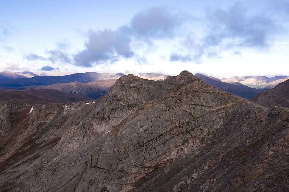 Landscape mountain peak mountains