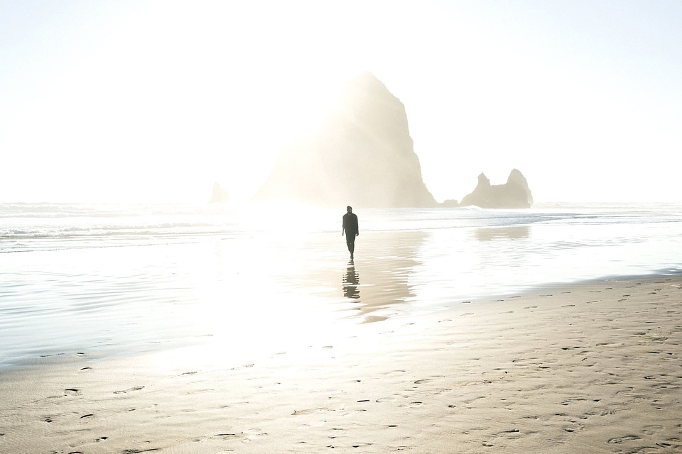 Beach sand sea