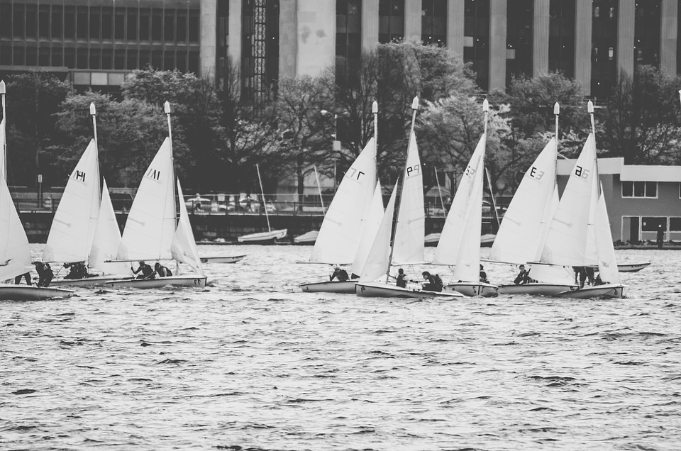 Black And White boat boat racing