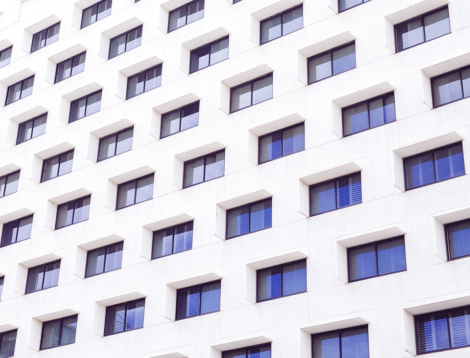 Building exterior glass