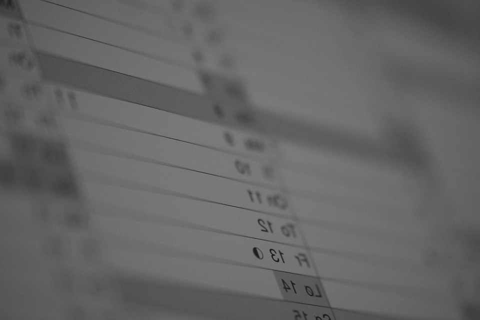 Calendar date note