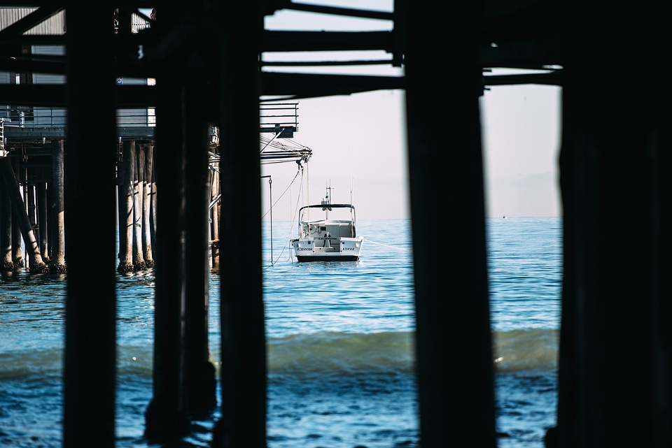 Architecture beach boat