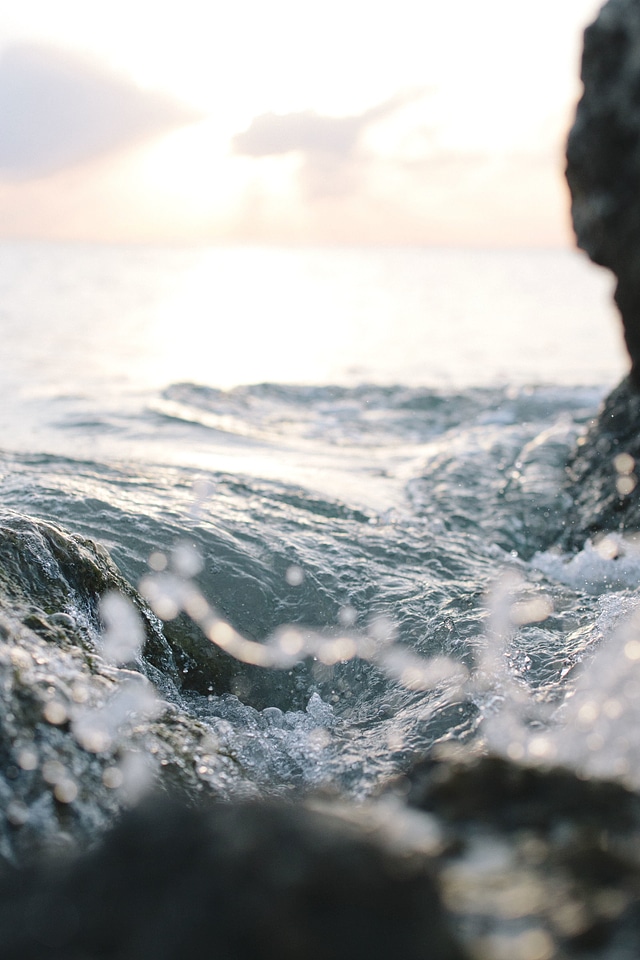 Beach island landscape photo