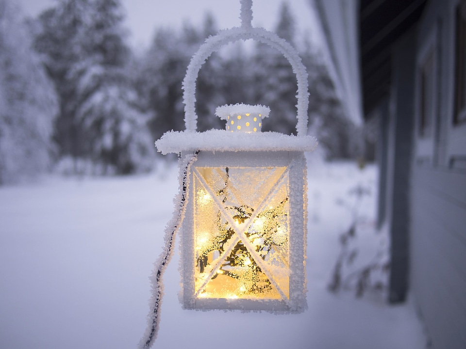 Antique frost lamp
