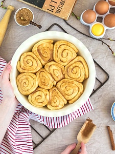Baking breakfast cinnamon