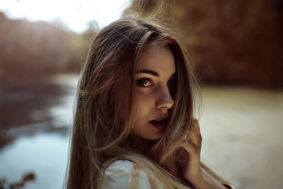 Beautiful beauty blonde hair