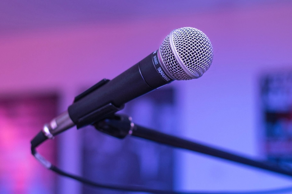 Beautiful Photo microphone music
