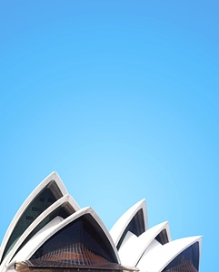Architecture blue sky building