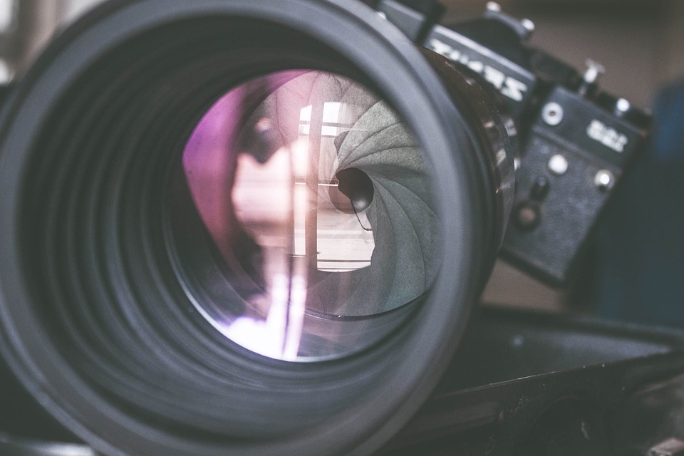 Camera lens photography