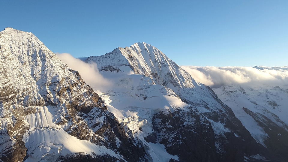 Blue Sky landscape mountain photo