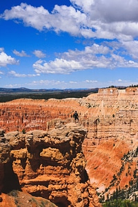 Blue Sky canyon cliff photo