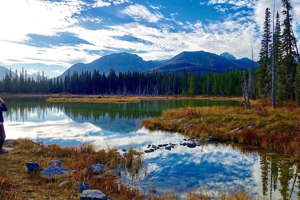 Lake landscape mountain