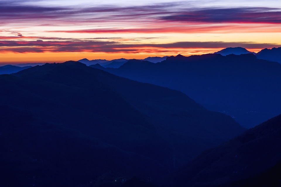 Clouds dark dawn