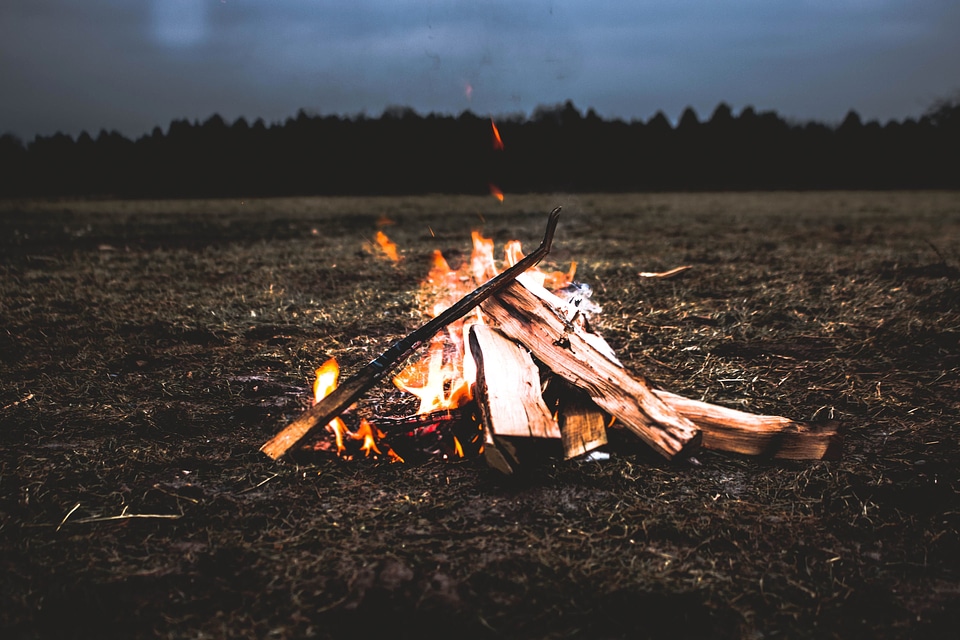 Campfire fire firewood