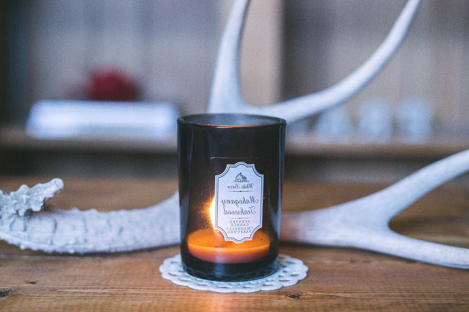 Antler candle table