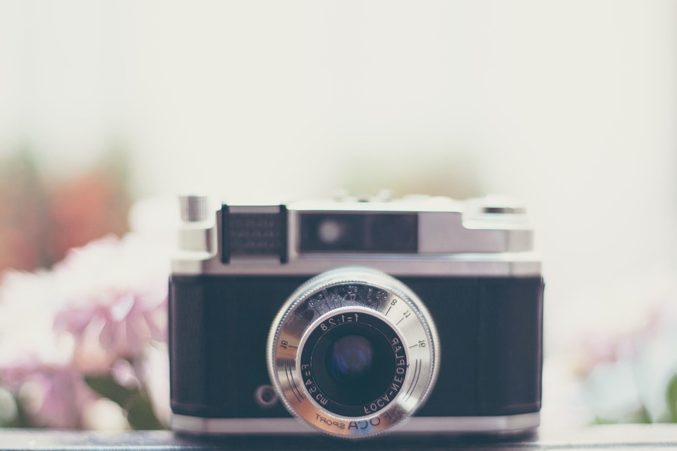 Camera lens vintage