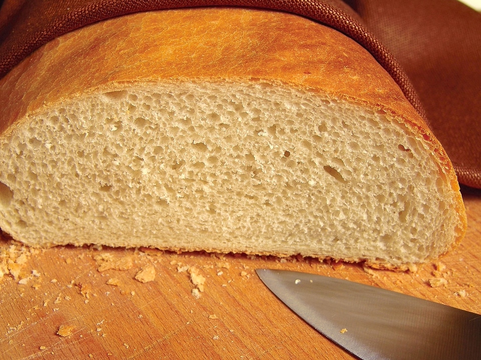 Baking bread breakfast
