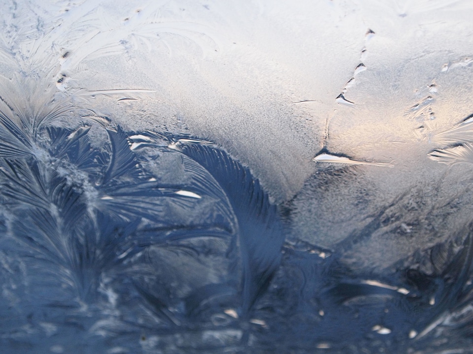 Frost ice ice crystal