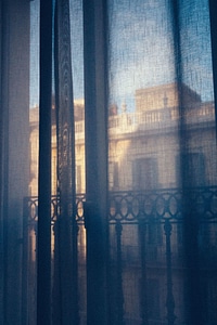 Railing shadow window