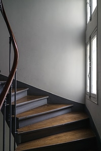 Railing staircase stairs photo