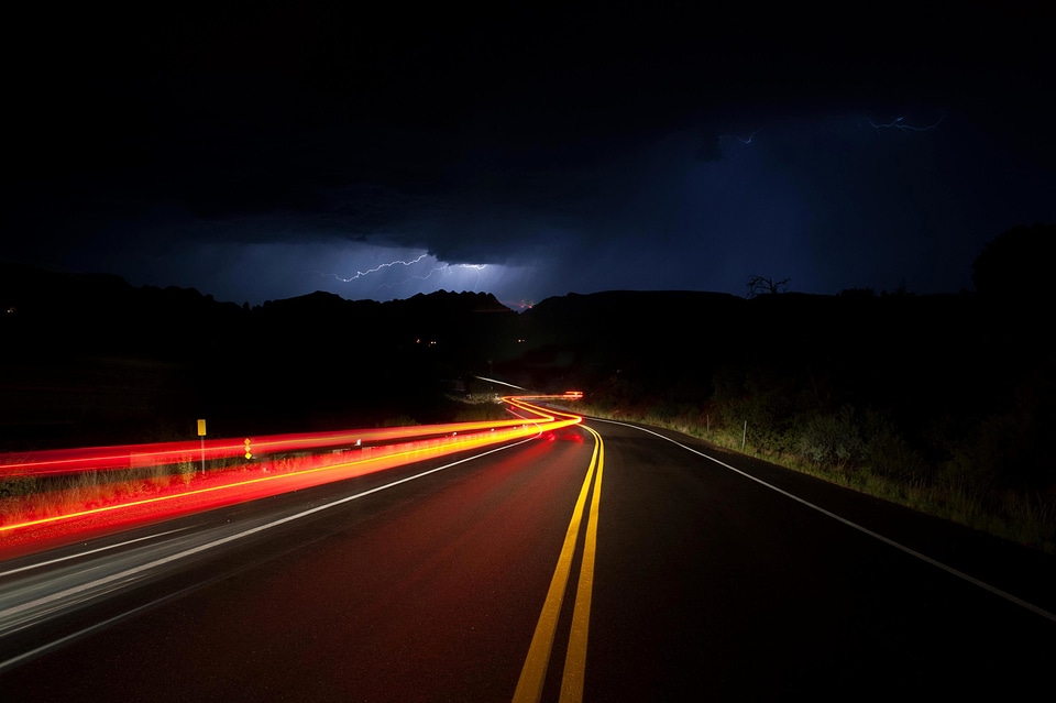 Beautiful Photo lighting night