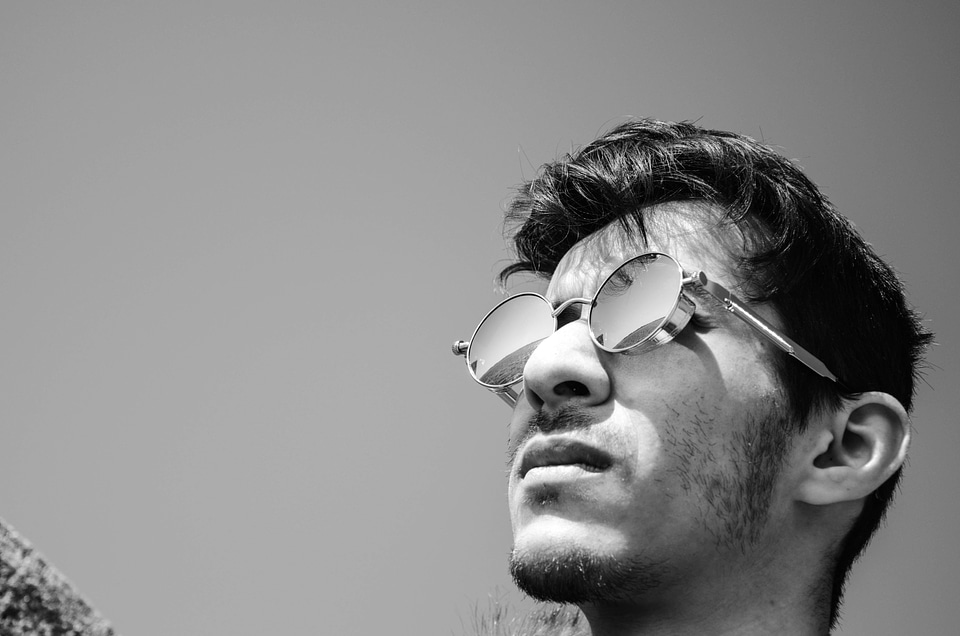 Beautiful Photo glasses man