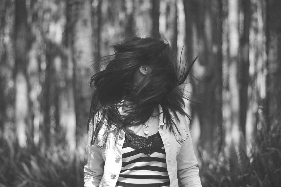 Trees wear woman