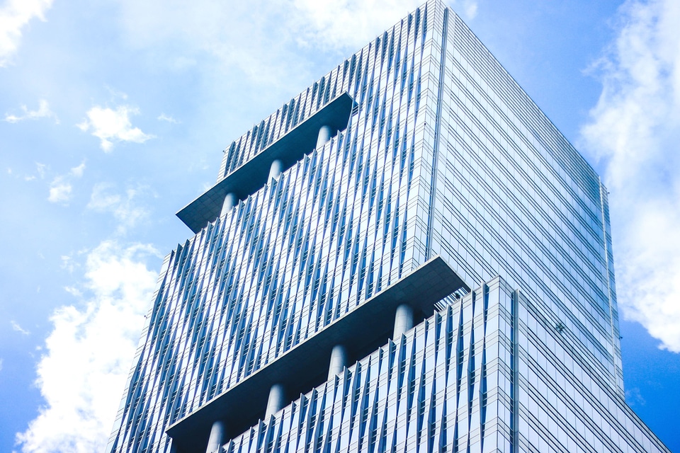 Architecture beautiful photo blue sky